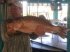 huge snapper with Captain chuck kitto